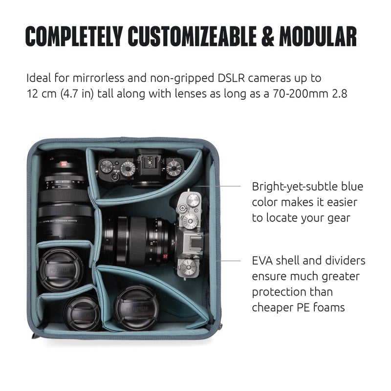 Shimoda Medium Mirrorless Core Unit v2 - Padded Camera Bag Organizer Fits DSLR, SLR, Mirrorless Cameras and lenses (520-213) - Image 4